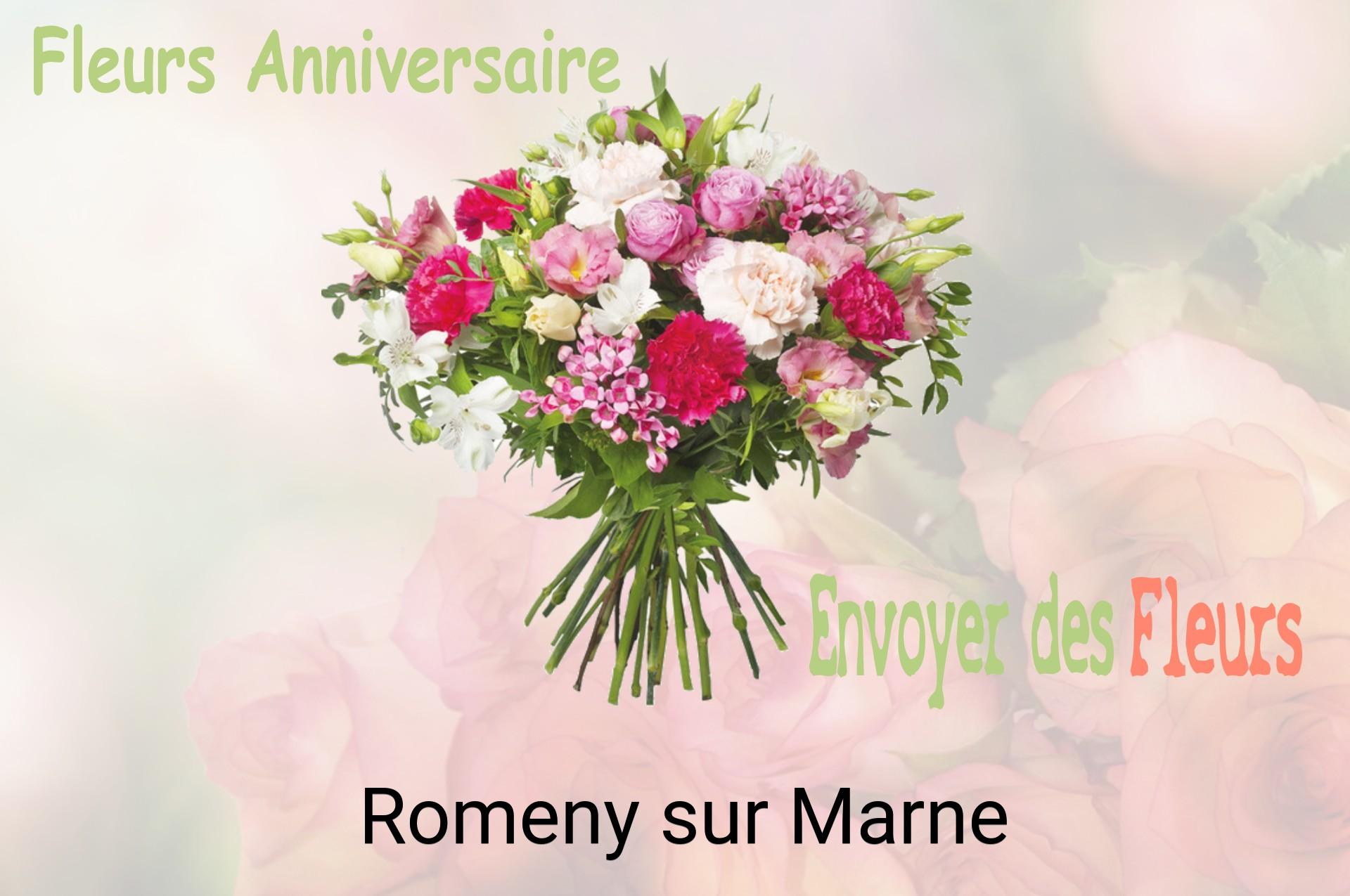 Bouquet de fleurs d’anniversaire livré à Romeny-sur-Marne