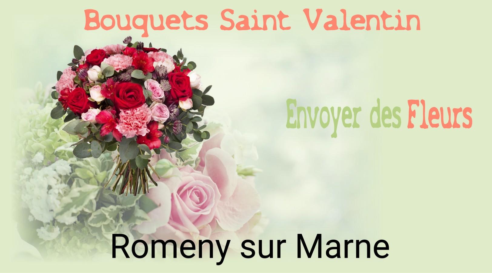 Roses de Saint-Valentin livrées à Romeny-sur-Marne